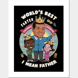 Worlds Best Farter I Mean Father Best Dad Posters and Art